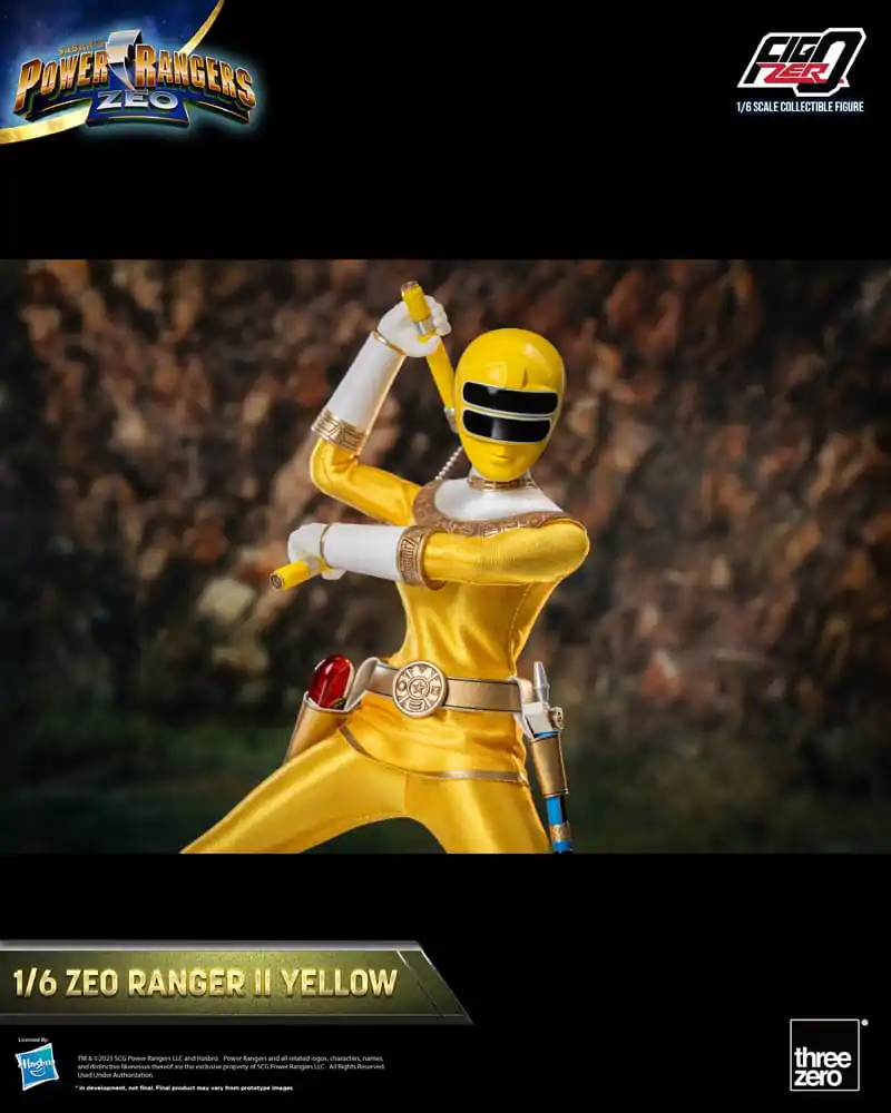 Power Rangers Zeo FigZero Akční figurka 1/6 Strážce II Žlutý 30 cm fotografii produktu