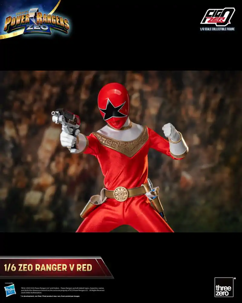 Power Rangers Zeo FigZero akční figurka 1/6 Ranger V Red 30 cm fotografii produktu