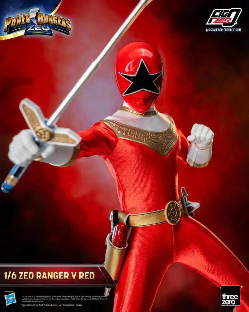 Power Rangers Zeo FigZero akční figurka 1/6 Ranger V Red 30 cm fotografii produktu