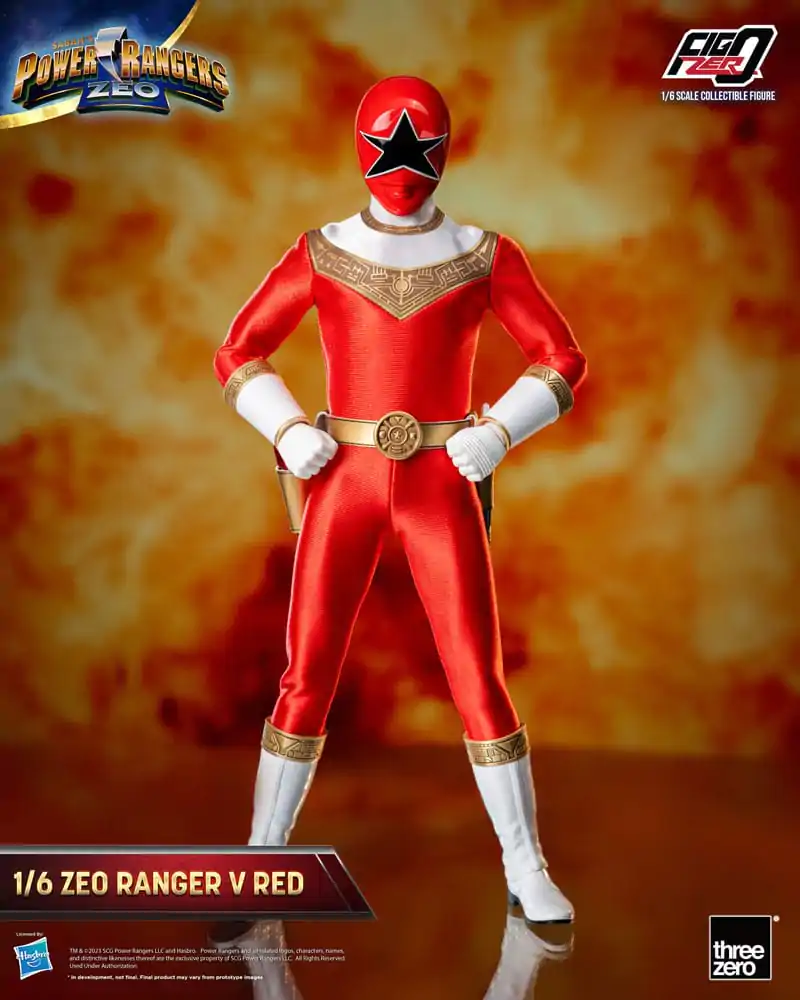 Power Rangers Zeo FigZero akční figurka 1/6 Ranger V Red 30 cm fotografii produktu