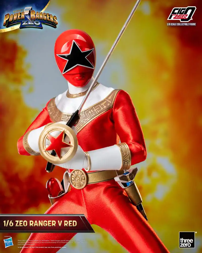 Power Rangers Zeo FigZero akční figurka 1/6 Ranger V Red 30 cm fotografii produktu