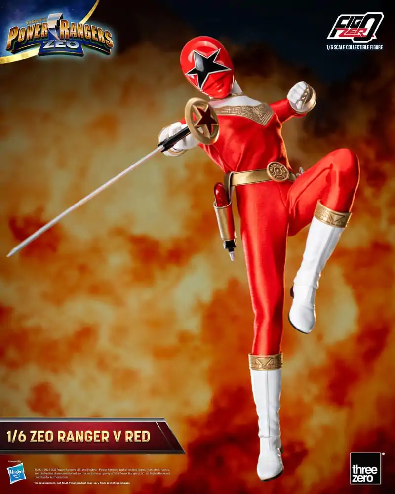 Power Rangers Zeo FigZero akční figurka 1/6 Ranger V Red 30 cm fotografii produktu