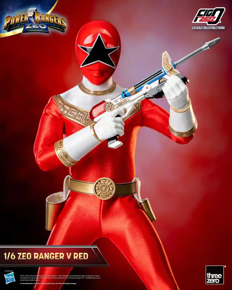 Power Rangers Zeo FigZero akční figurka 1/6 Ranger V Red 30 cm fotografii produktu