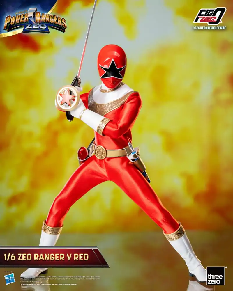 Power Rangers Zeo FigZero akční figurka 1/6 Ranger V Red 30 cm fotografii produktu