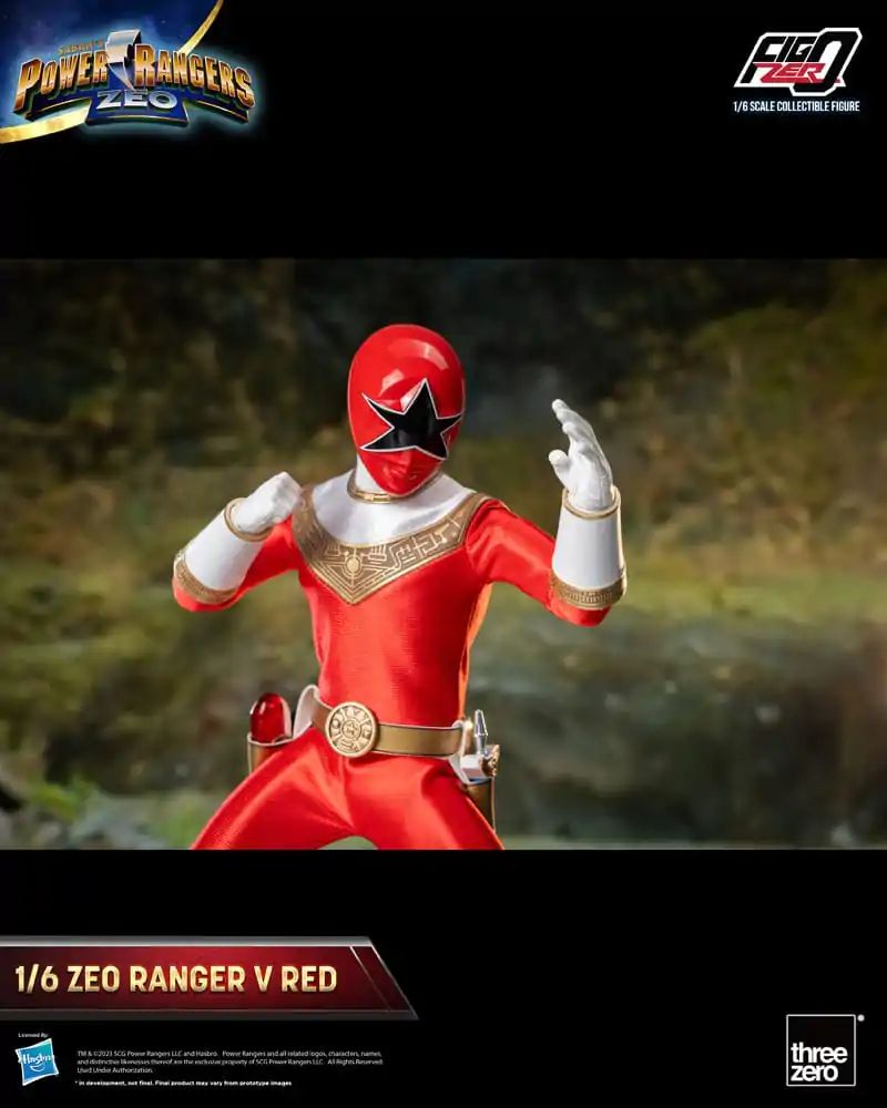 Power Rangers Zeo FigZero akční figurka 1/6 Ranger V Red 30 cm fotografii produktu