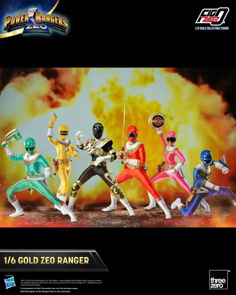 Power Rangers Zeo FigZero Akční figurka 1/6 Gold Zeo Power Ranger 30 cm fotografii produktu