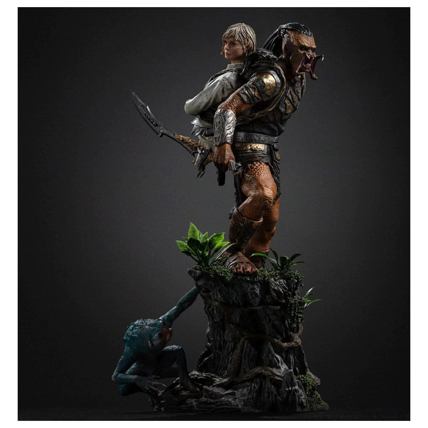 Predator: Badlands Soška v měřítku 1/10 Predator Dek & Thia 27 cm fotografii produktu
