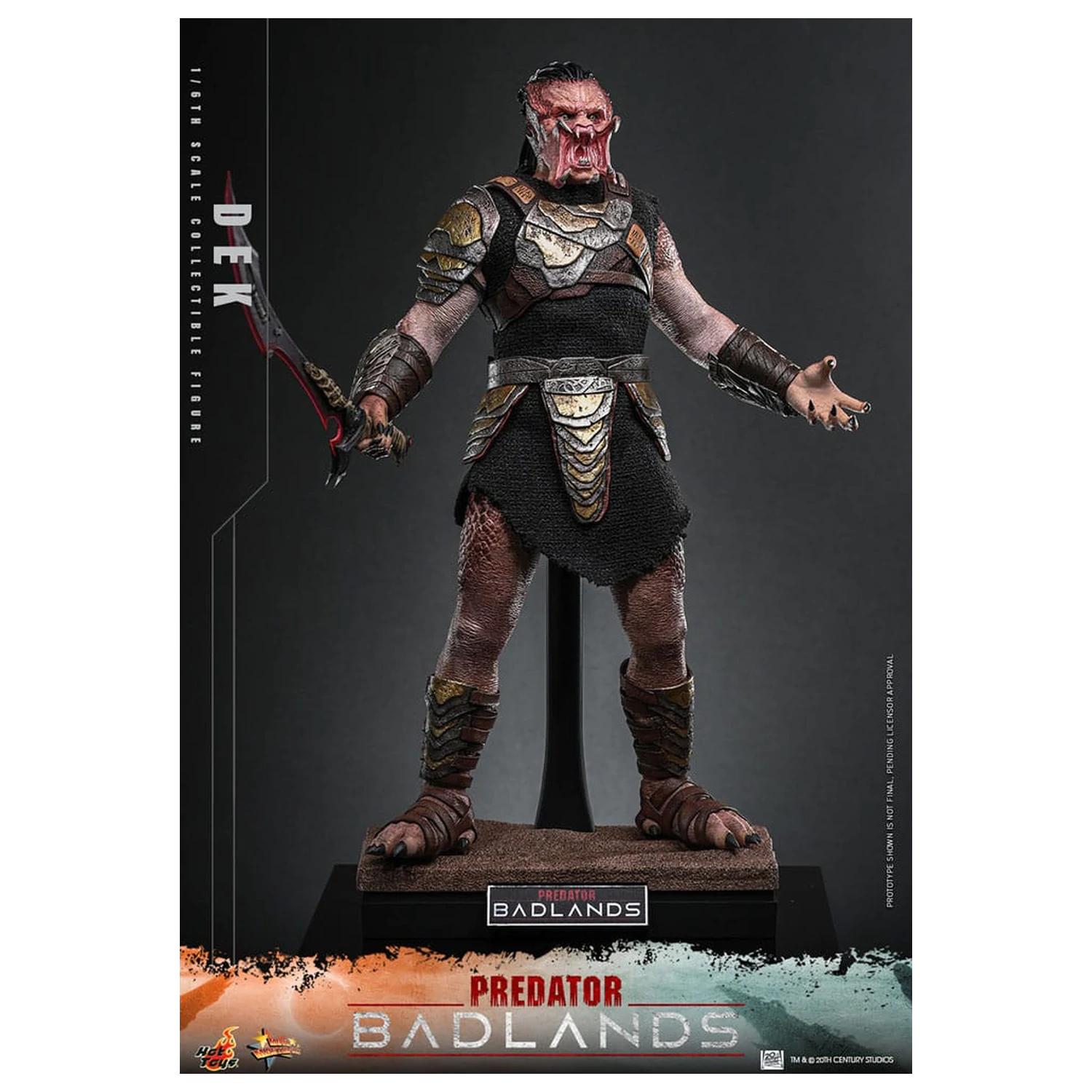 Predator: Badlands Movie Masterpiece akční figurka 1/6, 30 cm fotografii produktu