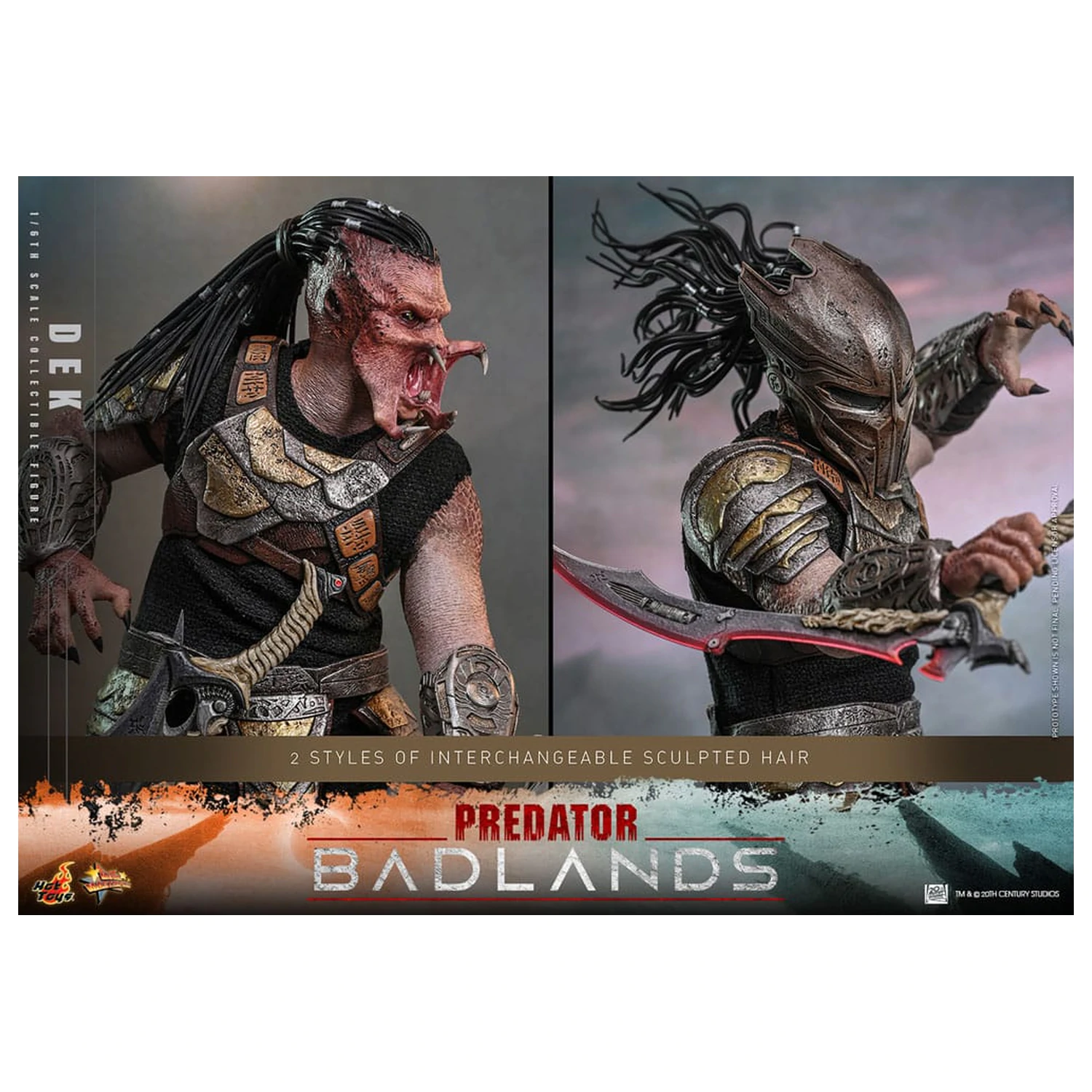 Predator: Badlands Movie Masterpiece akční figurka 1/6, 30 cm fotografii produktu
