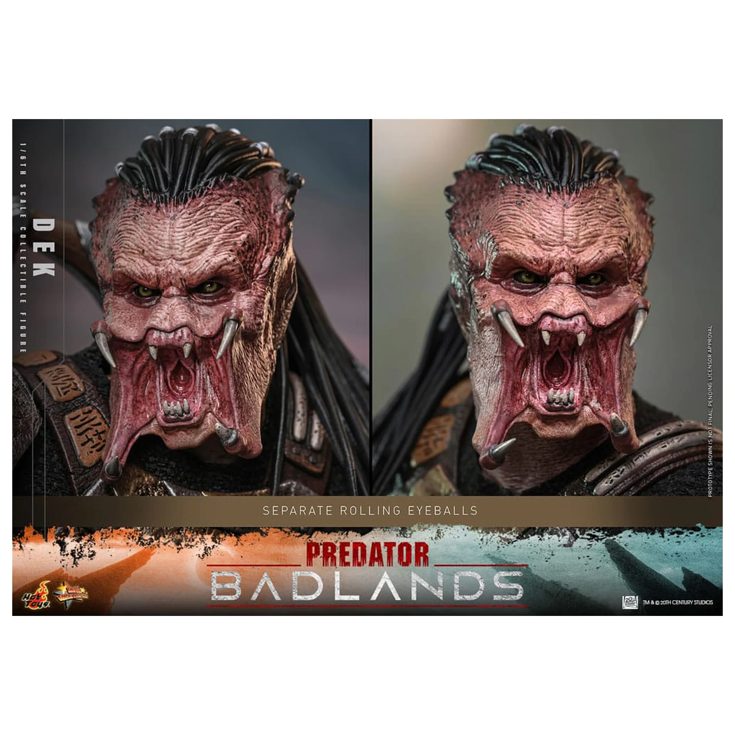 Predator: Badlands Movie Masterpiece akční figurka 1/6, 30 cm fotografii produktu