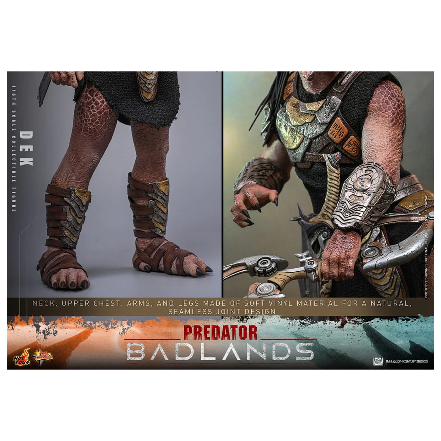 Predator: Badlands Movie Masterpiece akční figurka 1/6, 30 cm fotografii produktu