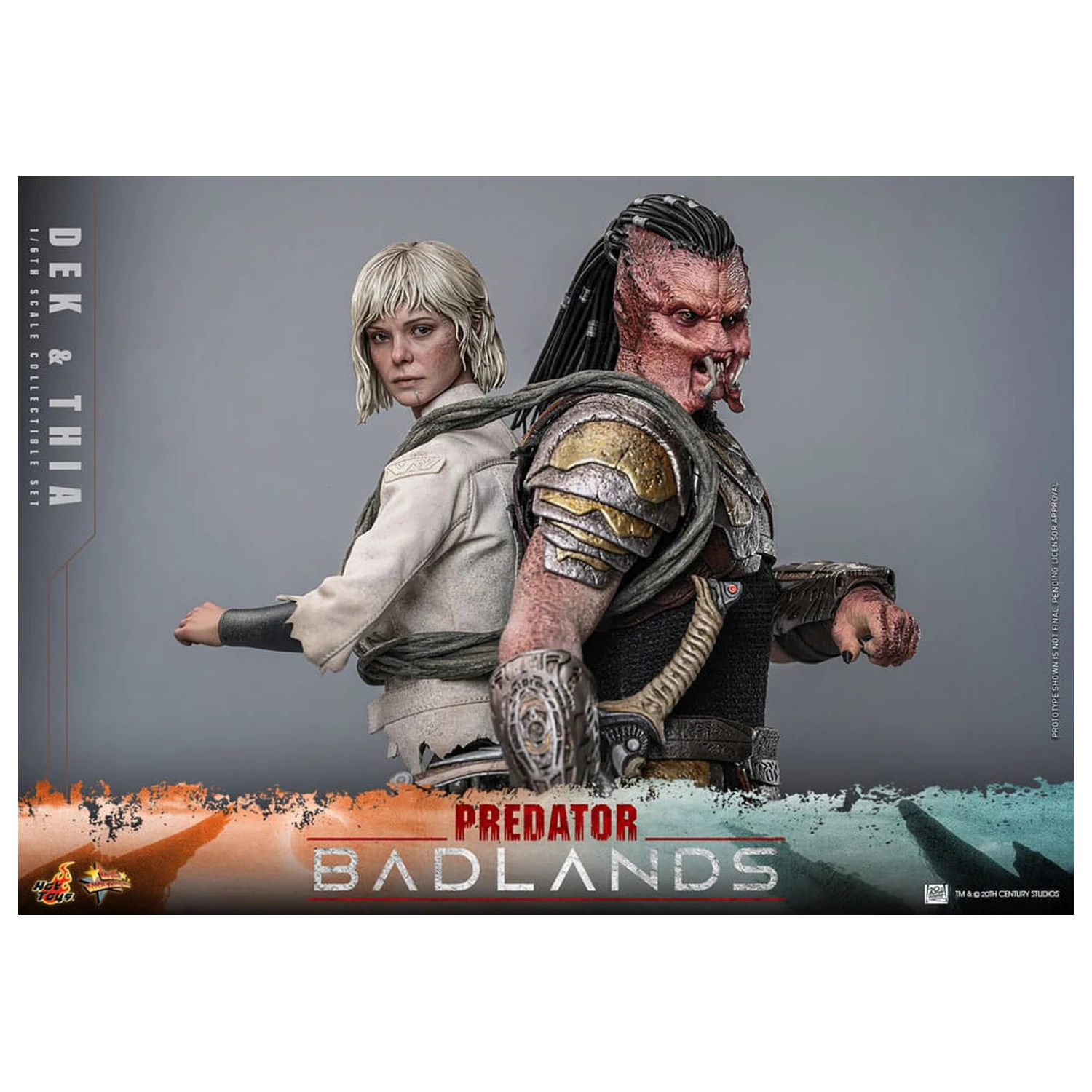 Predator: Badlands Movie Masterpiece akční figurka 1/6 Dek & Thia 30 cm fotografii produktu
