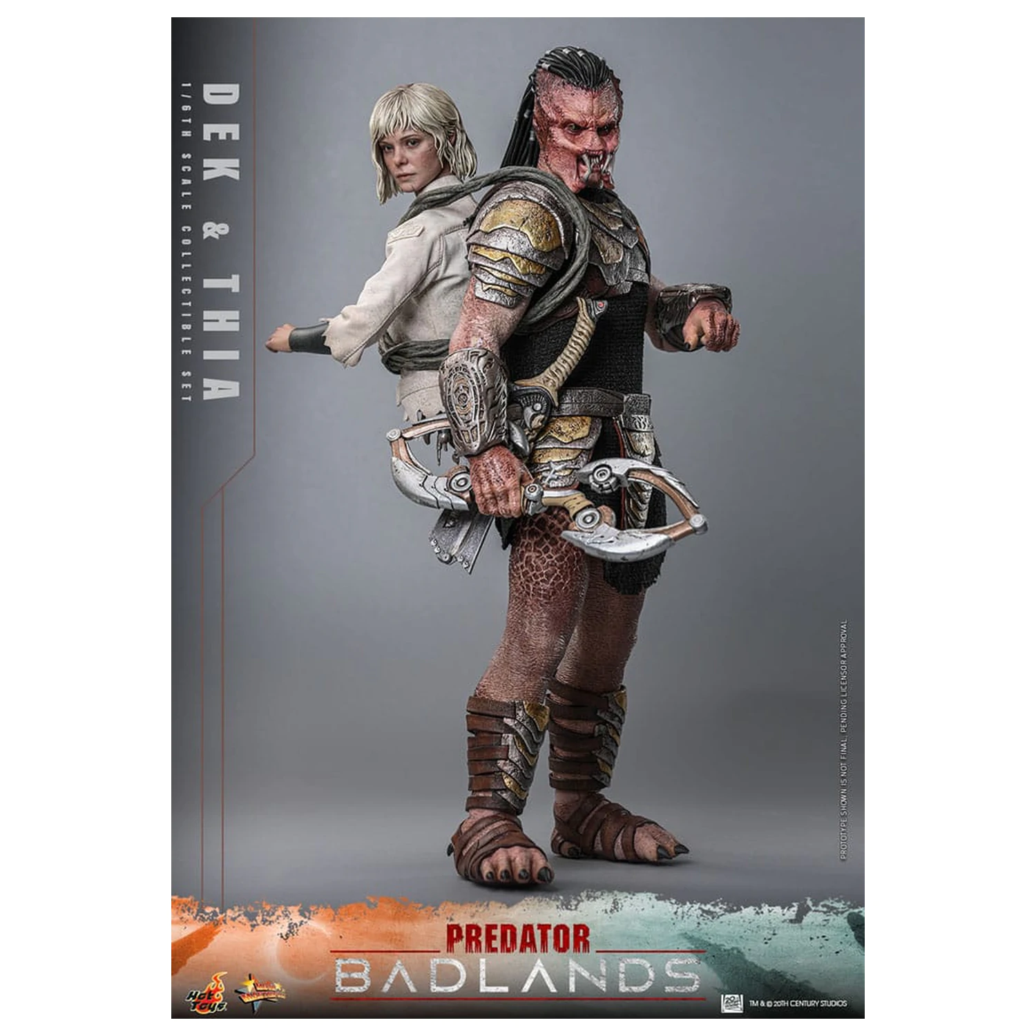 Predator: Badlands Movie Masterpiece akční figurka 1/6 Dek & Thia 30 cm fotografii produktu