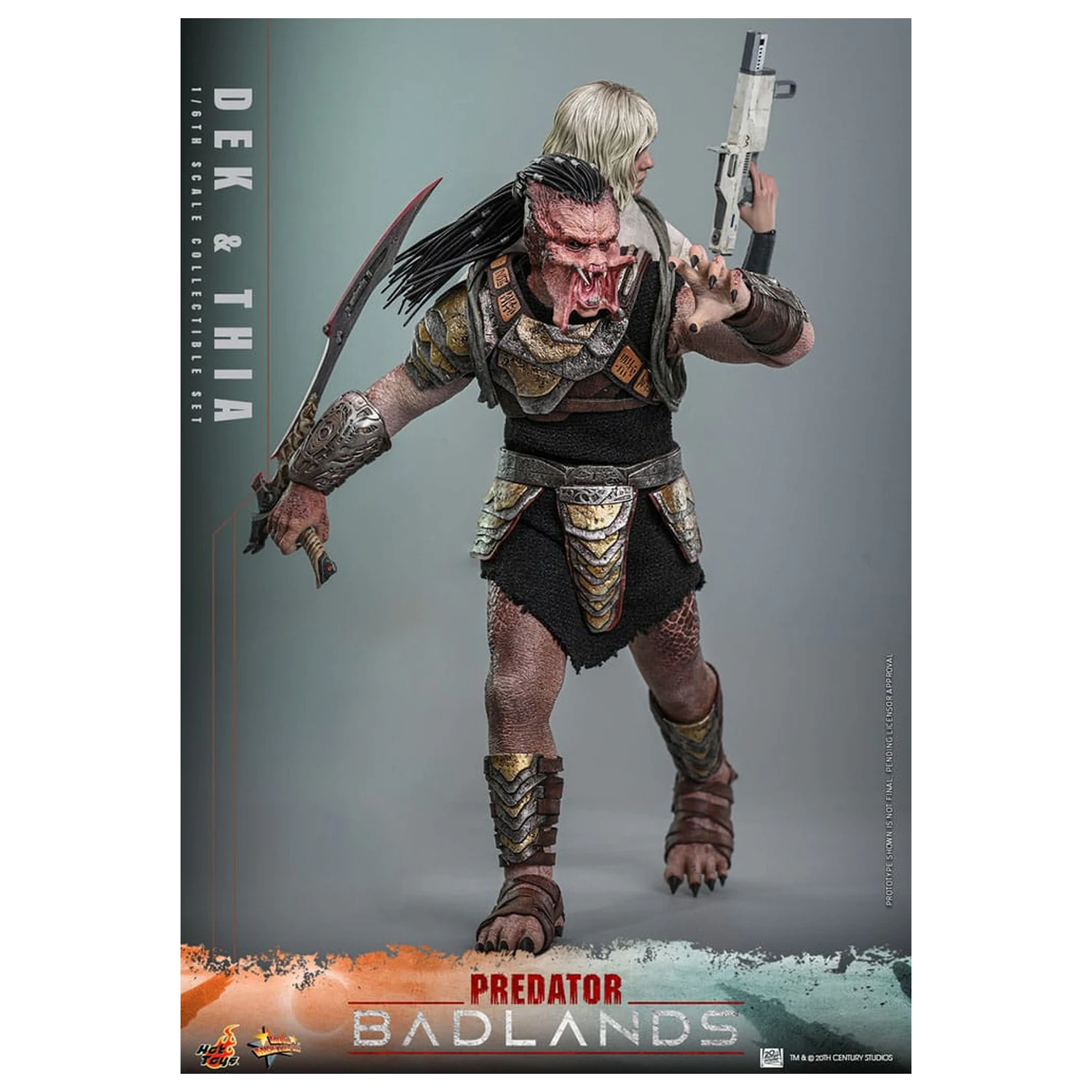 Predator: Badlands Movie Masterpiece akční figurka 1/6 Dek & Thia 30 cm fotografii produktu