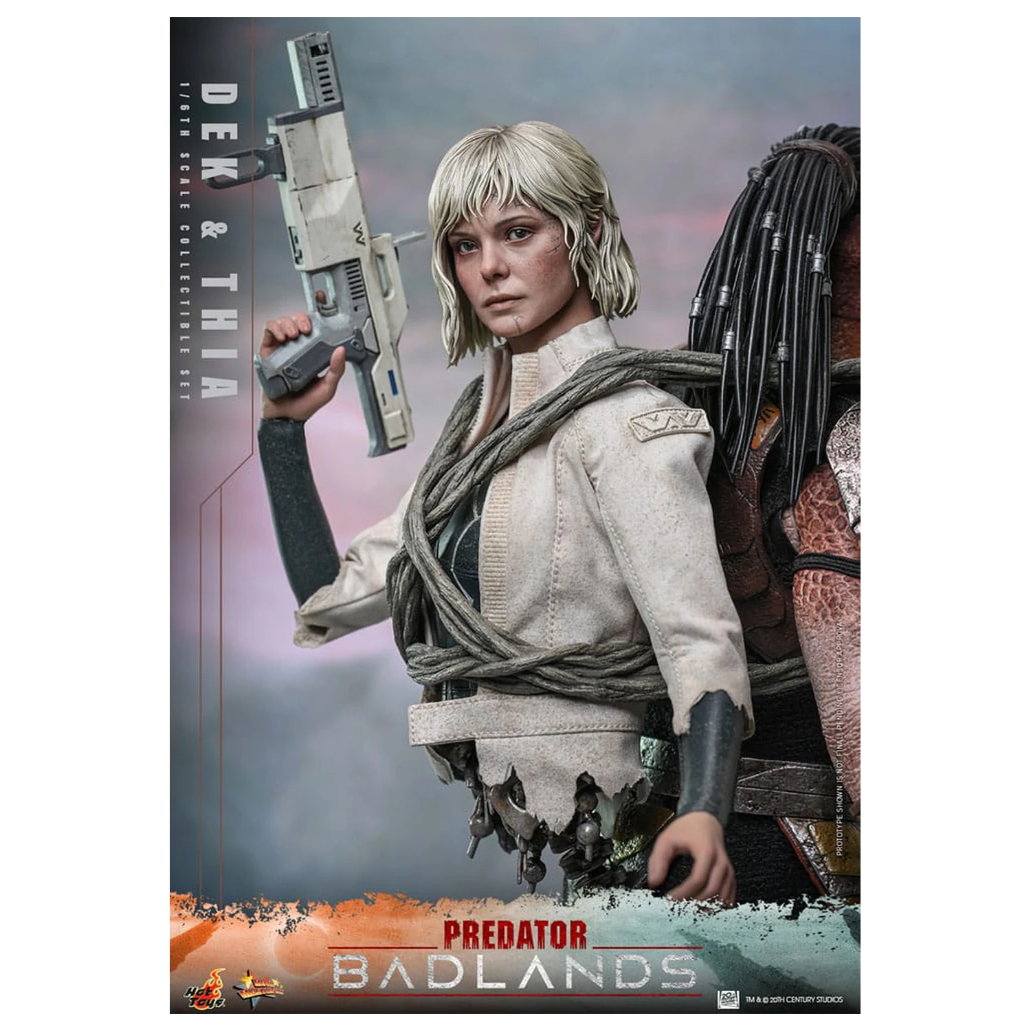Predator: Badlands Movie Masterpiece akční figurka 1/6 Dek & Thia 30 cm fotografii produktu
