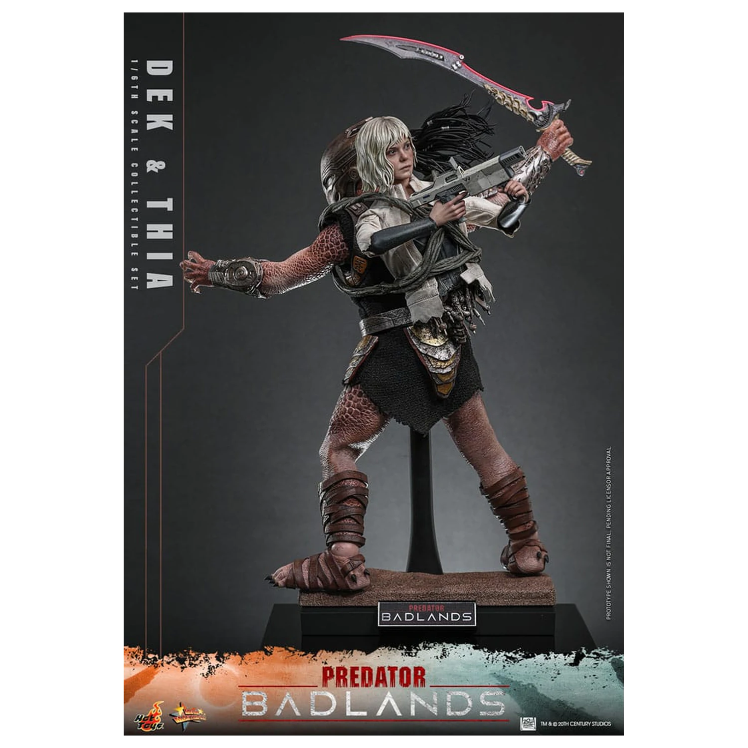 Predator: Badlands Movie Masterpiece akční figurka 1/6 Dek & Thia 30 cm fotografii produktu