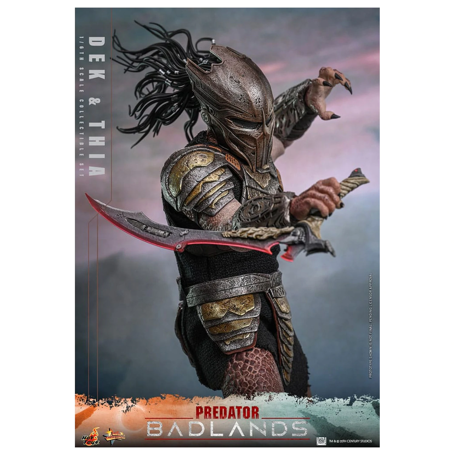 Predator: Badlands Movie Masterpiece akční figurka 1/6 Dek & Thia 30 cm fotografii produktu