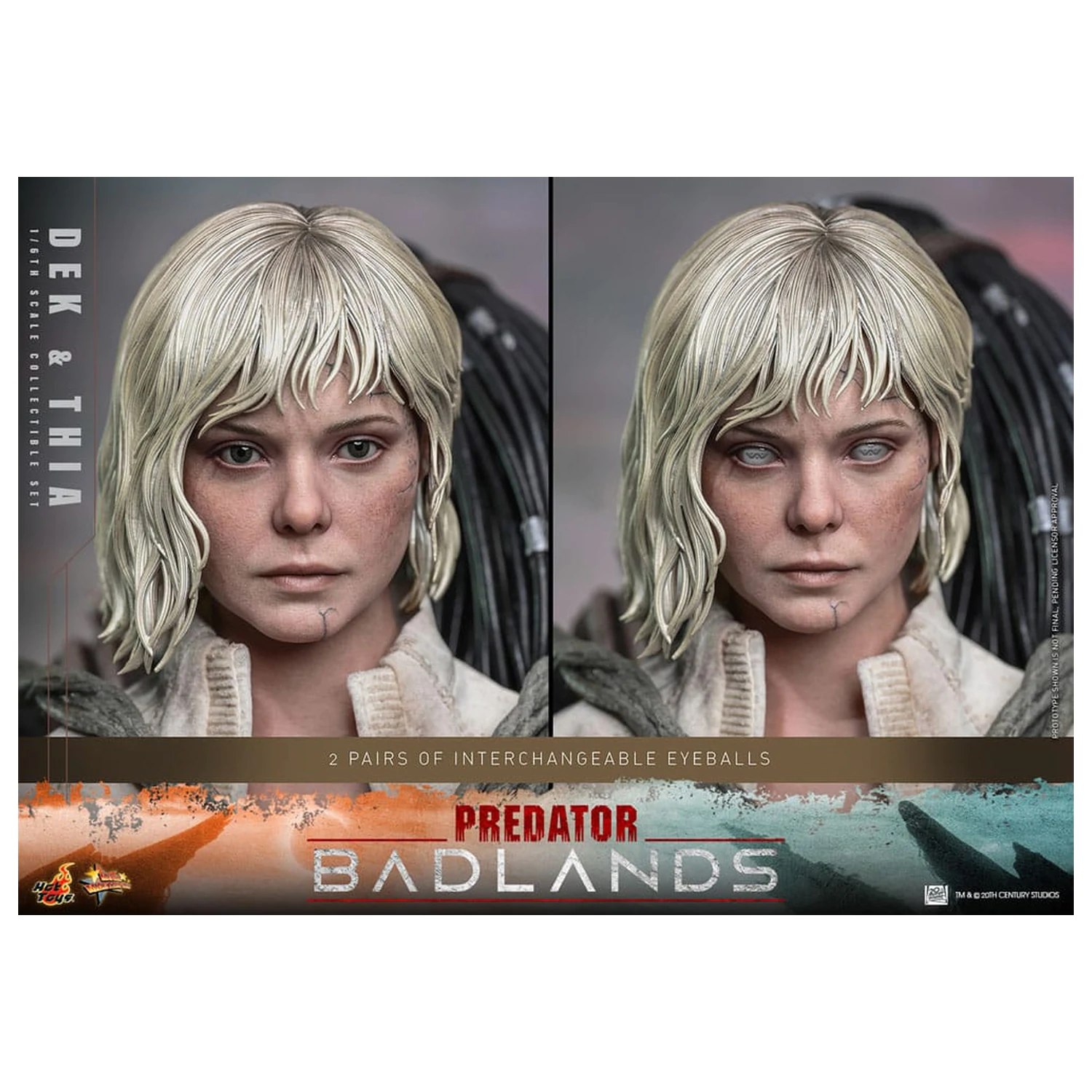 Predator: Badlands Movie Masterpiece akční figurka 1/6 Dek & Thia 30 cm fotografii produktu