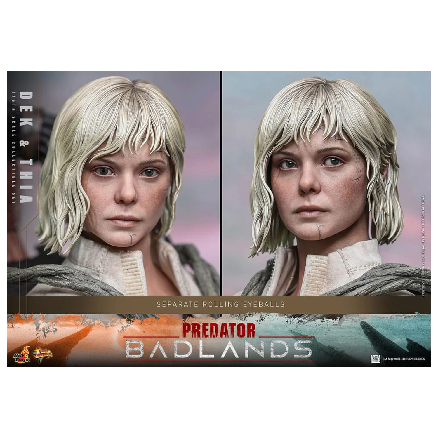 Predator: Badlands Movie Masterpiece akční figurka 1/6 Dek & Thia 30 cm fotografii produktu