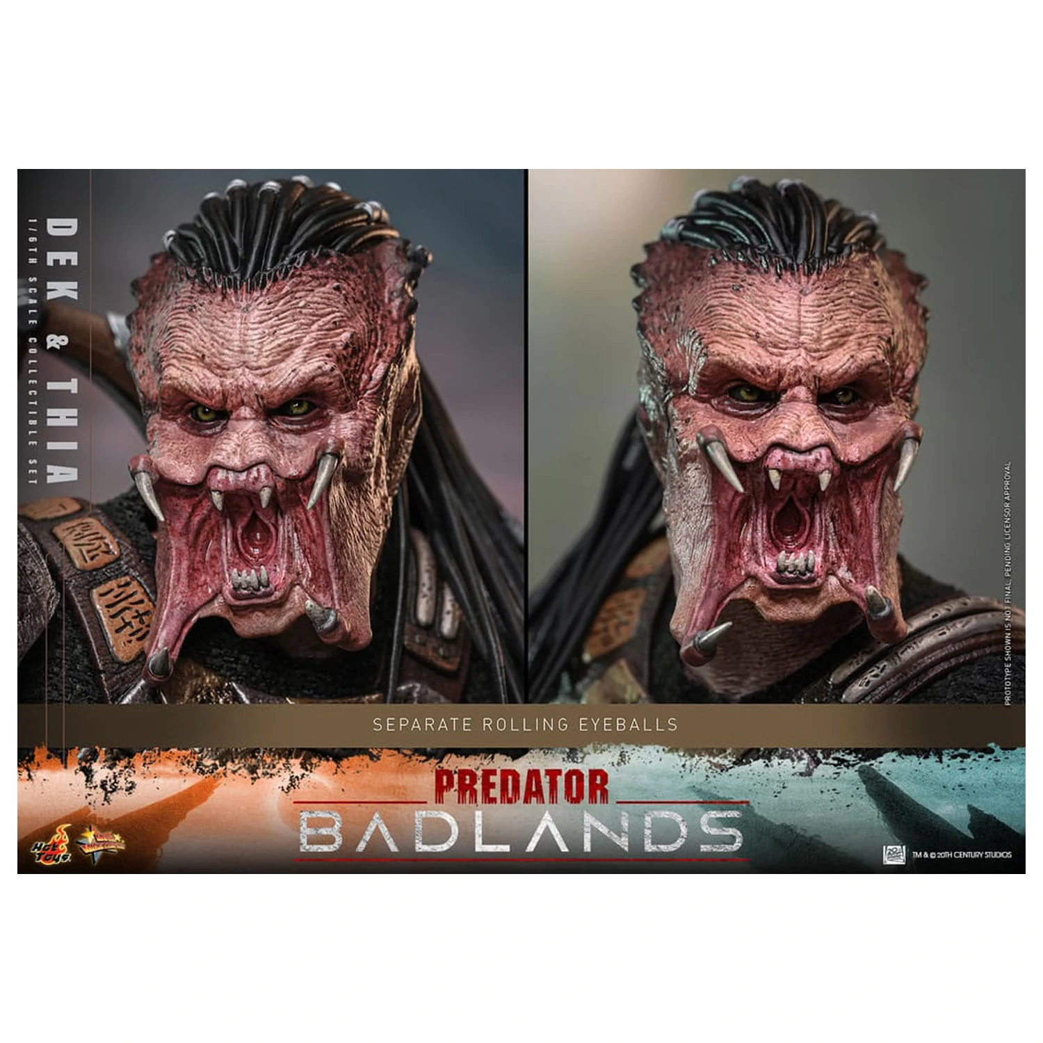 Predator: Badlands Movie Masterpiece akční figurka 1/6 Dek & Thia 30 cm fotografii produktu