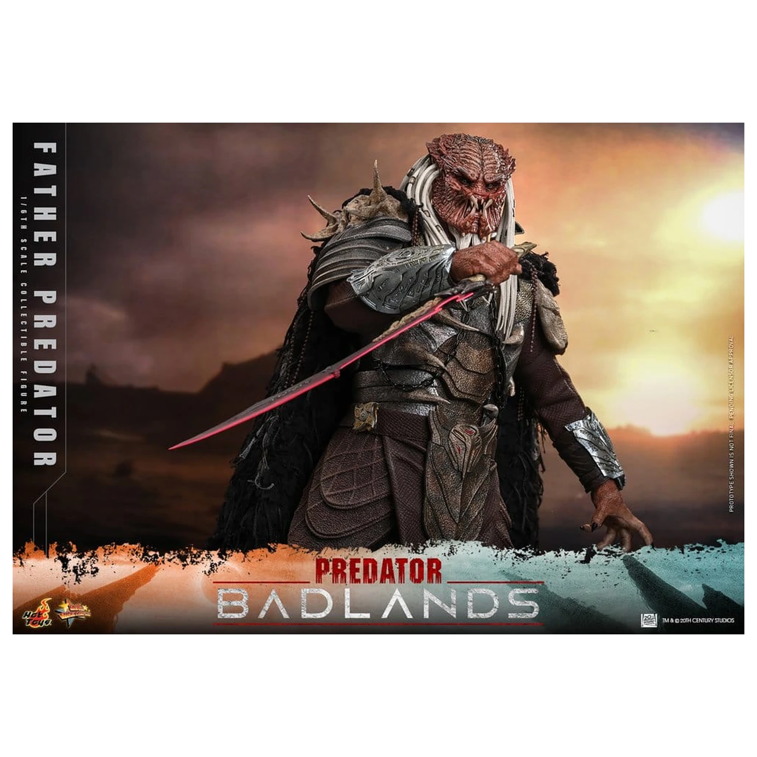 Predator: Badlands Movie Masterpiece akční figurka 1/6 Njohrr 36 cm fotografii produktu