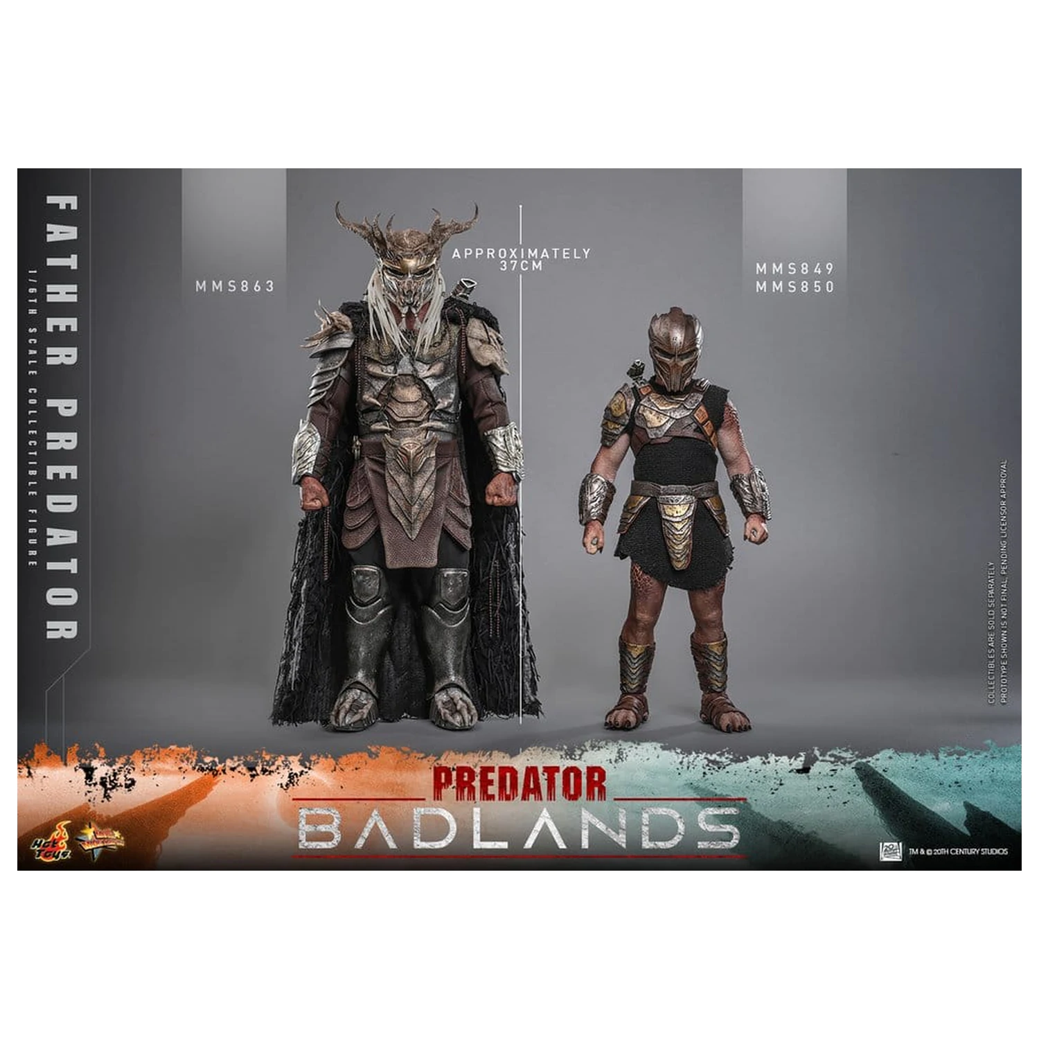 Predator: Badlands Movie Masterpiece akční figurka 1/6 Njohrr 36 cm fotografii produktu