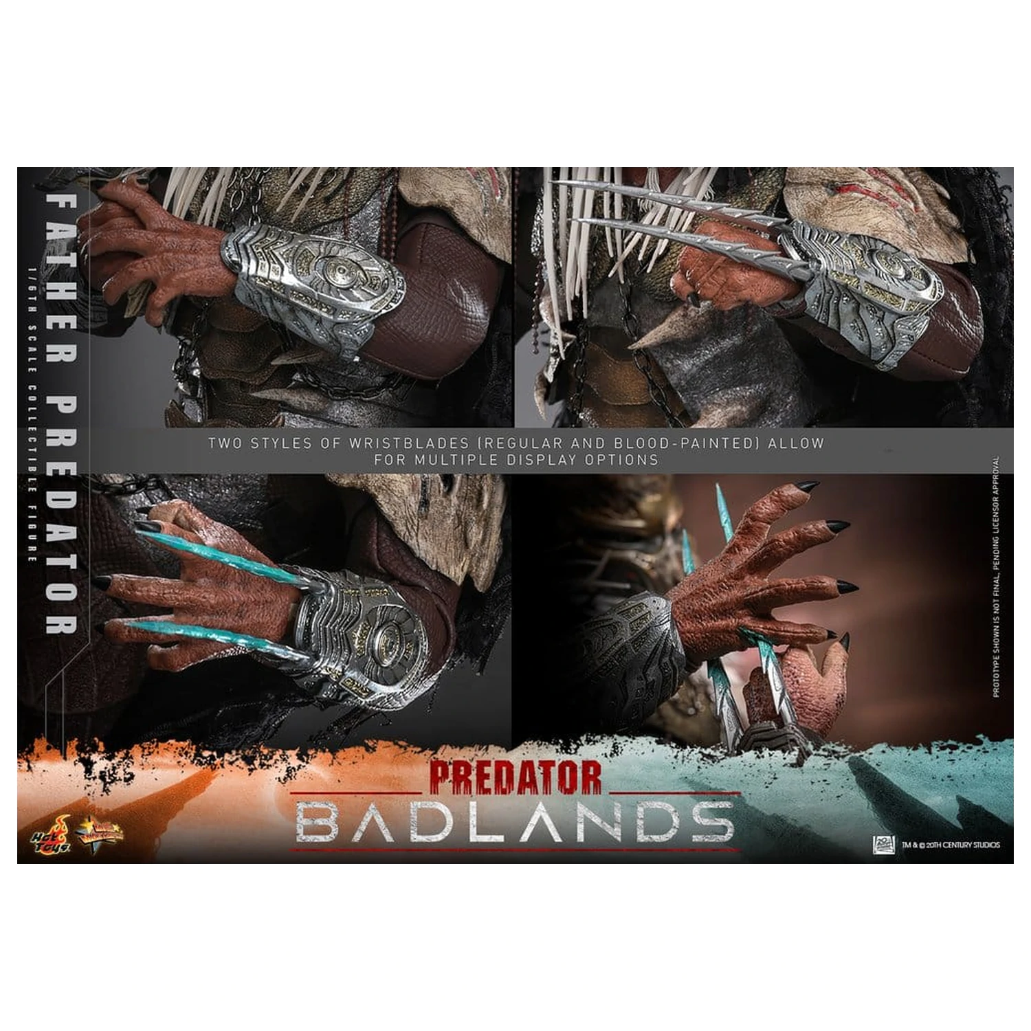 Predator: Badlands Movie Masterpiece akční figurka 1/6 Njohrr 36 cm fotografii produktu