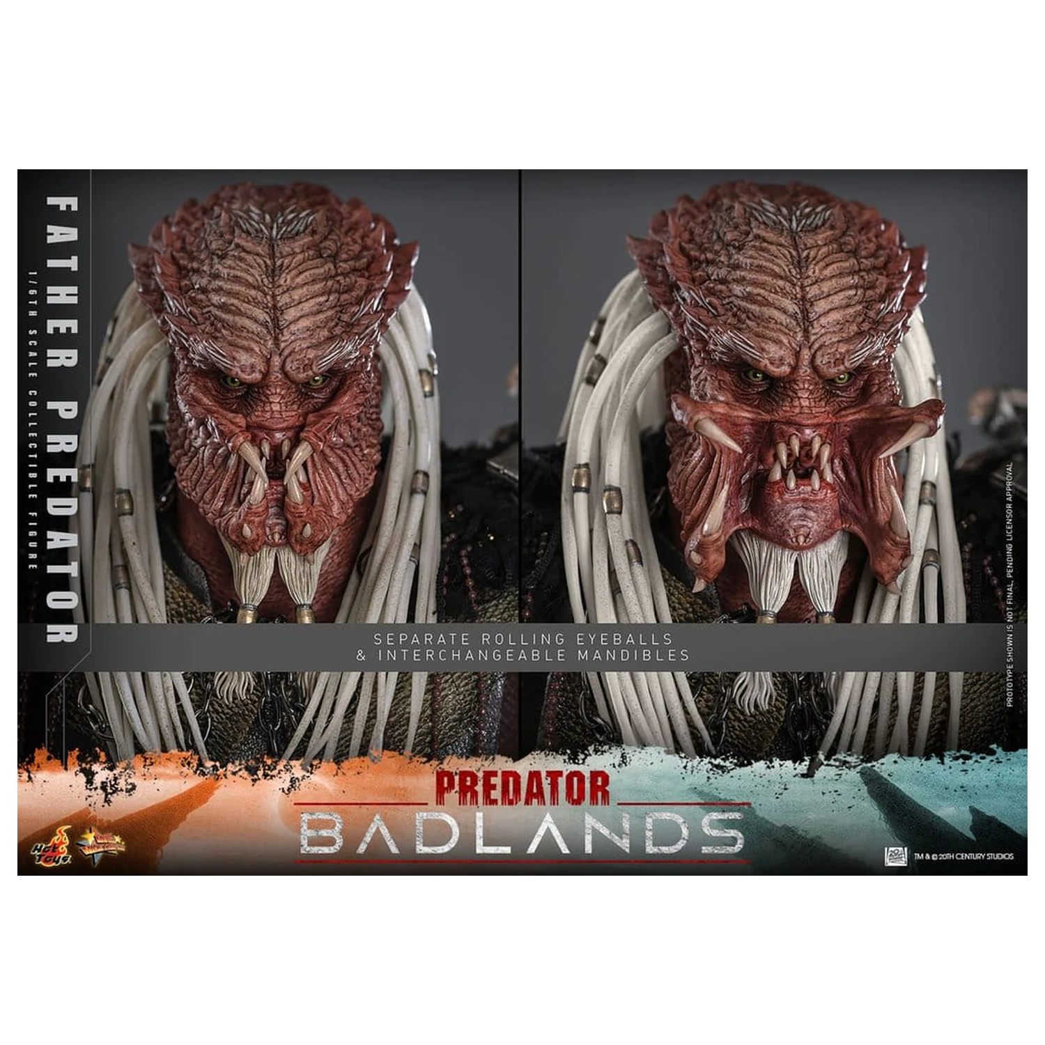 Predator: Badlands Movie Masterpiece akční figurka 1/6 Njohrr 36 cm fotografii produktu