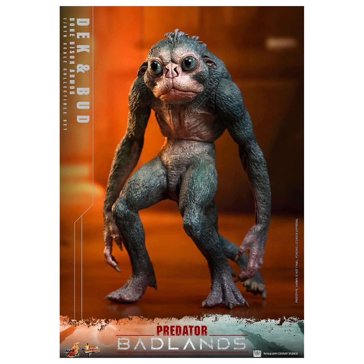 Predator: Badlands Movie Masterpiece akční figurky 2-Pack 1/6 Dek (Bone Bison Armor) a Bud 31 cm fotografii produktu