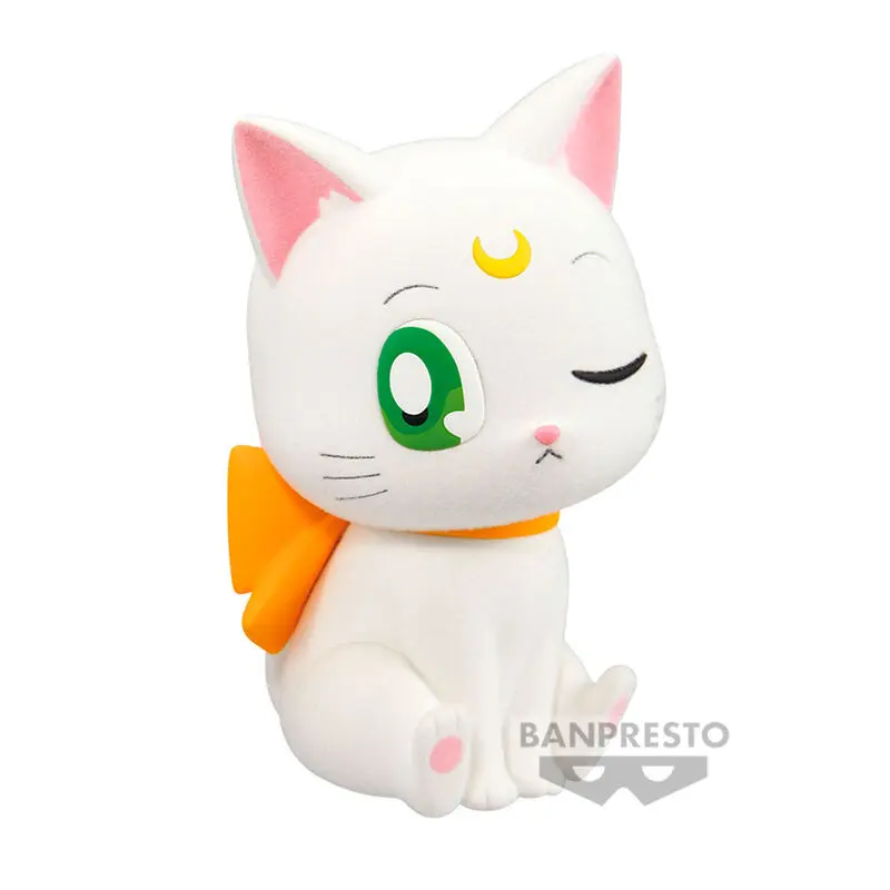 Pretty Guardian Sailor Moon Cosmos the Movie Artemis Big Ribbon Fluffy Puffy figurka 7cm fotografii produktu