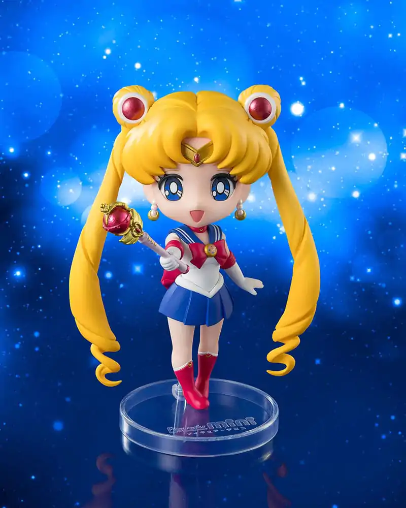 Pretty Guardian Sailor Moon R Figuarts mini akční figurka Sailor Moon Crystal Star Compact Edition 9 cm fotografii produktu