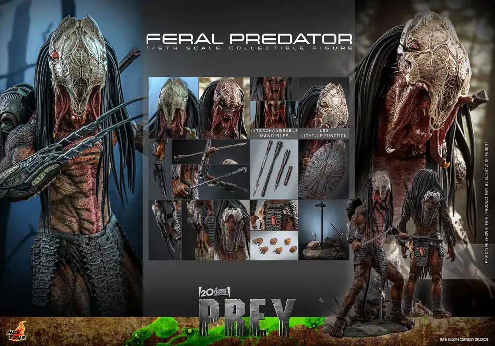 Akční figurka Prey 1/6 Feral Predator 37 cm fotografii produktu