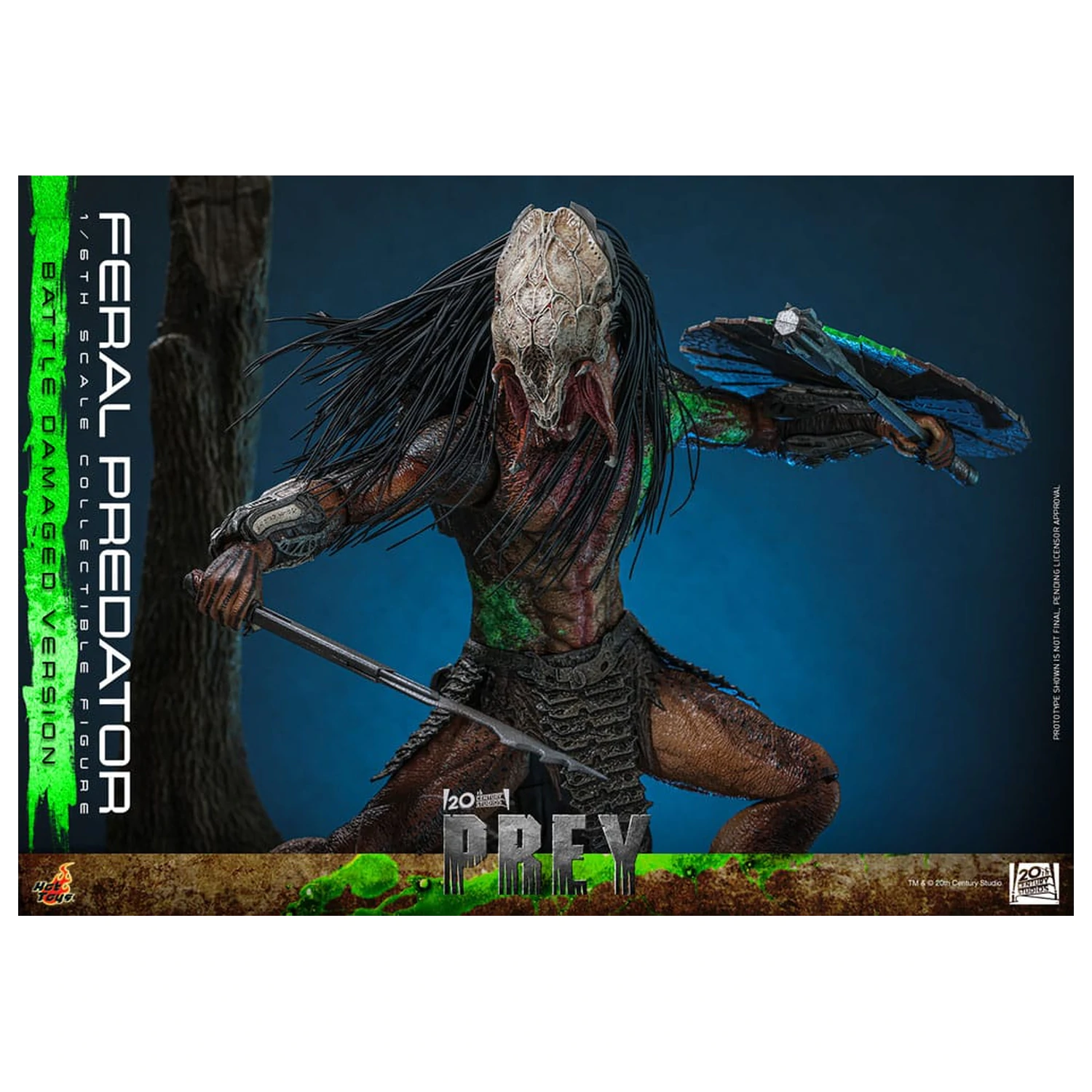 Prey akční figurka 1/6 Feral Predator (Battle Damaged Version) 37 cm fotografii produktu