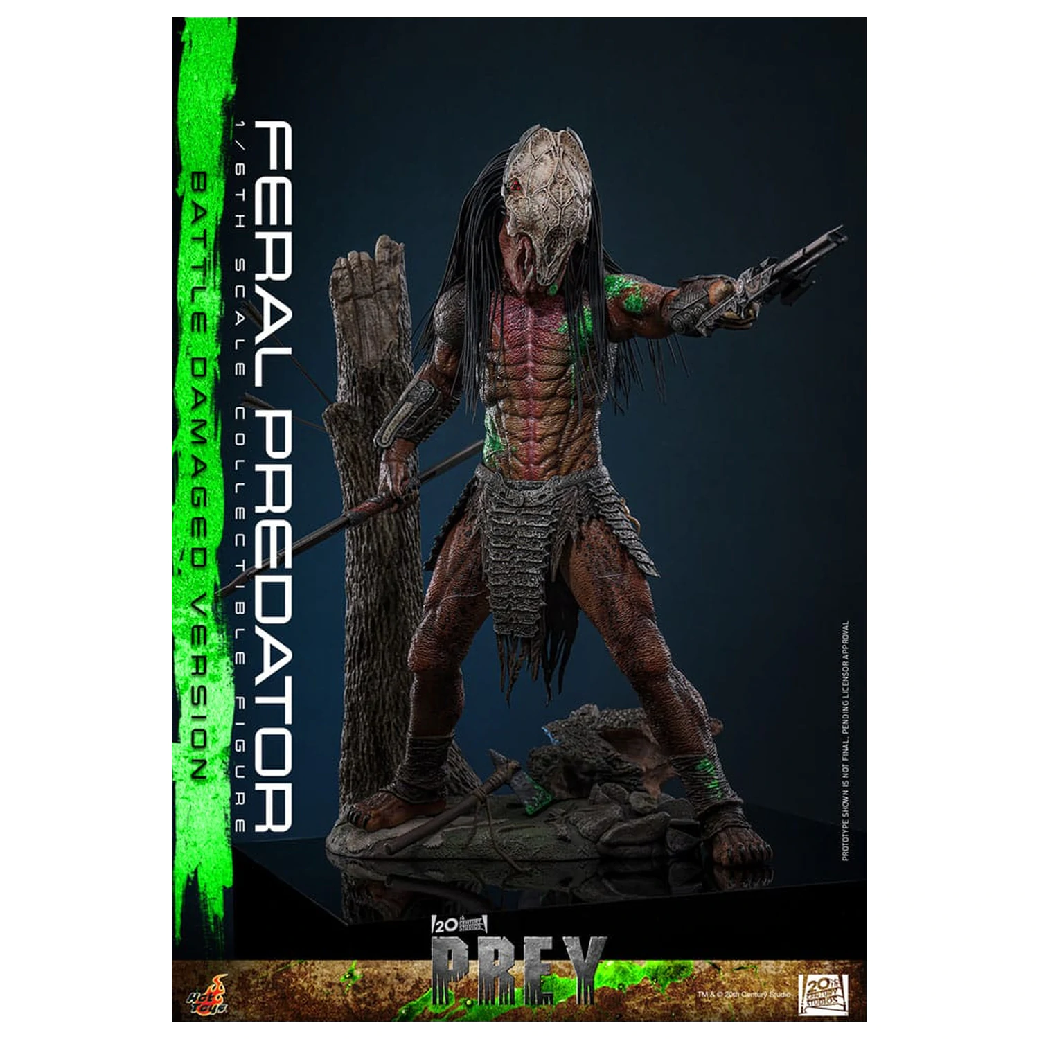 Prey akční figurka 1/6 Feral Predator (Battle Damaged Version) 37 cm fotografii produktu