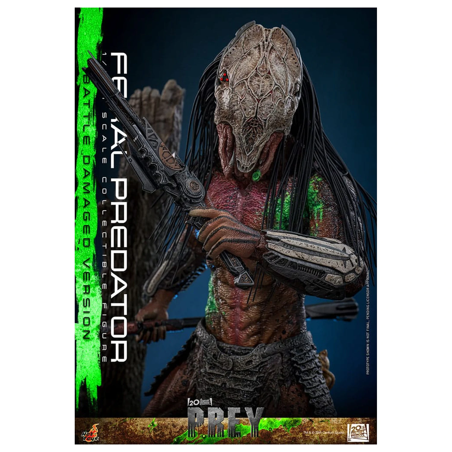 Prey akční figurka 1/6 Feral Predator (Battle Damaged Version) 37 cm fotografii produktu