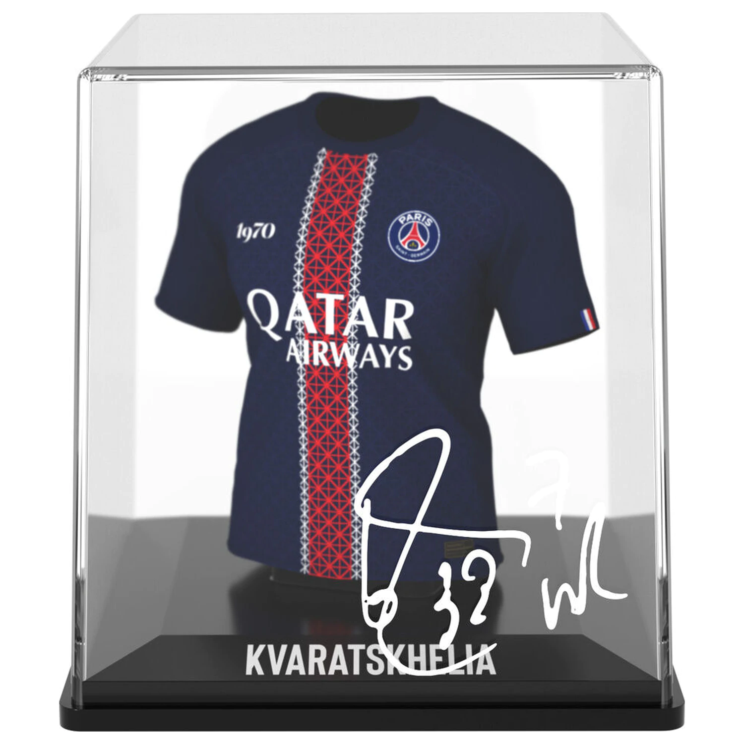 PSG Kvaratskhelia figurka v mini tričku fotografii produktu