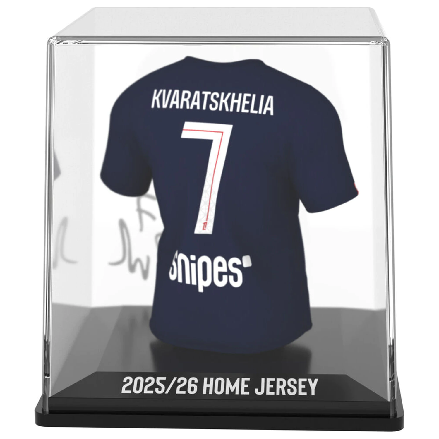 PSG Kvaratskhelia figurka v mini tričku fotografii produktu