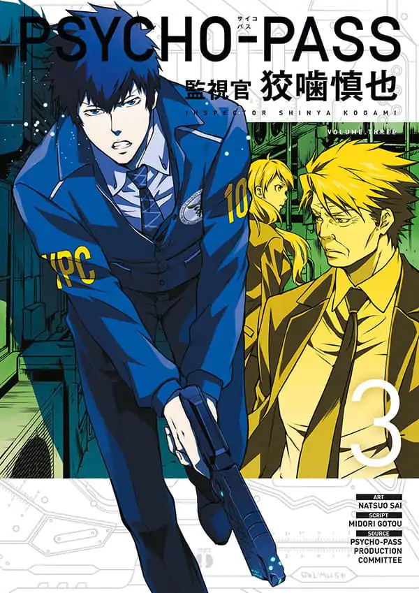 Psycho-Pass: Inspector Shinya Kogami manga svazek 3 fotografii produktu