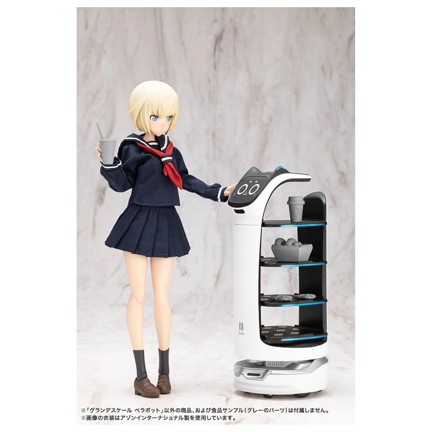 Pudu Robotics Grande Scale Plastová Modelová stavebnice BellaBot 19 cm fotografii produktu