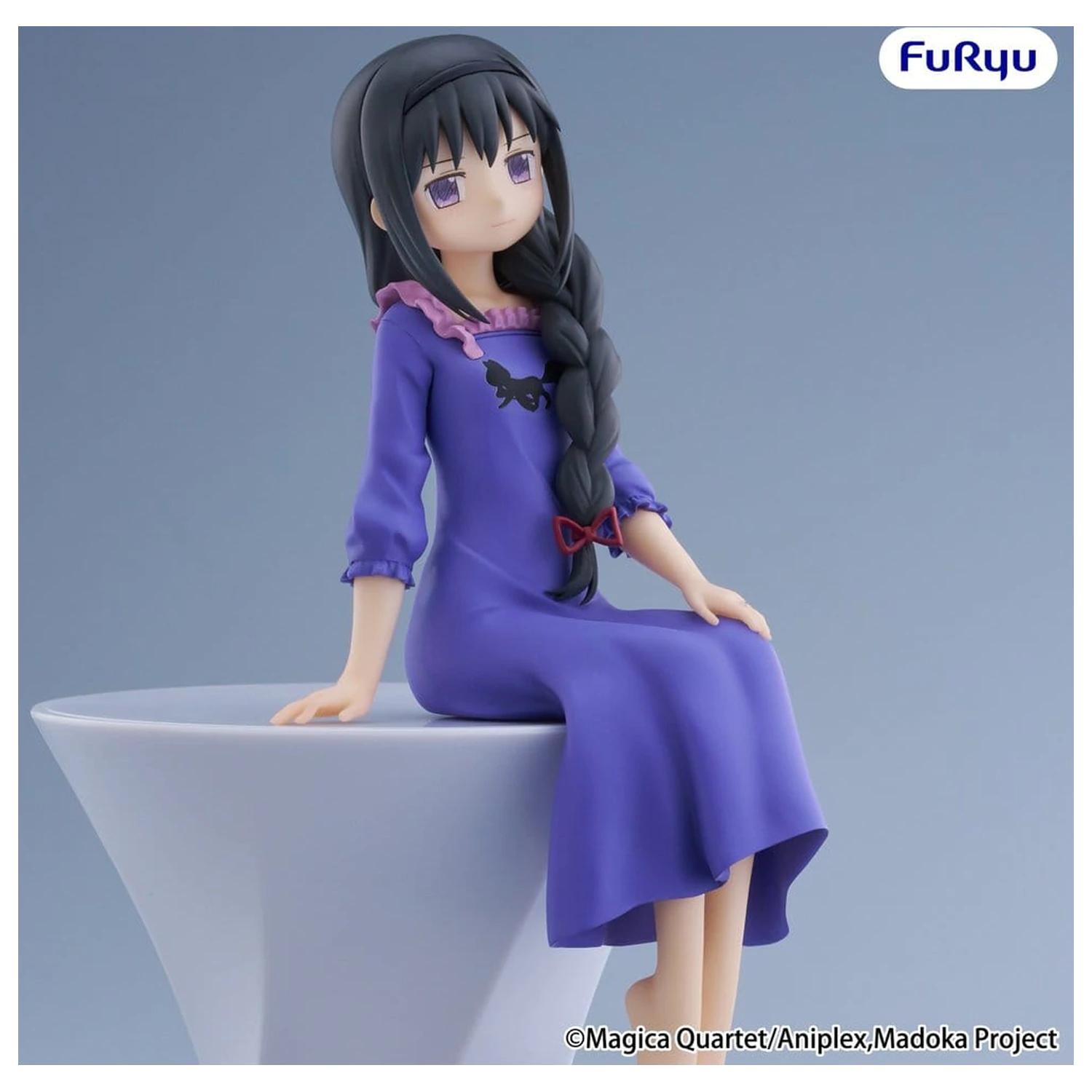 Puella Magi Madoka Magica PVC figurka zarážka na nudle -Homura Akemi- 15 cm fotografii produktu
