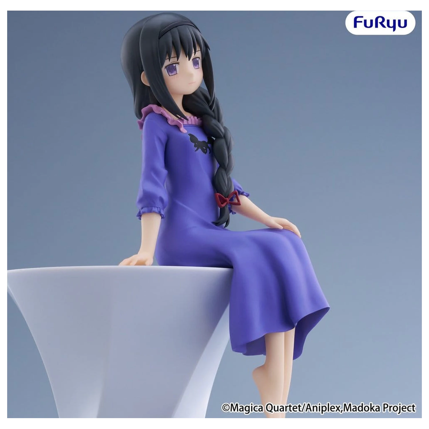 Puella Magi Madoka Magica PVC figurka zarážka na nudle -Homura Akemi- 15 cm fotografii produktu