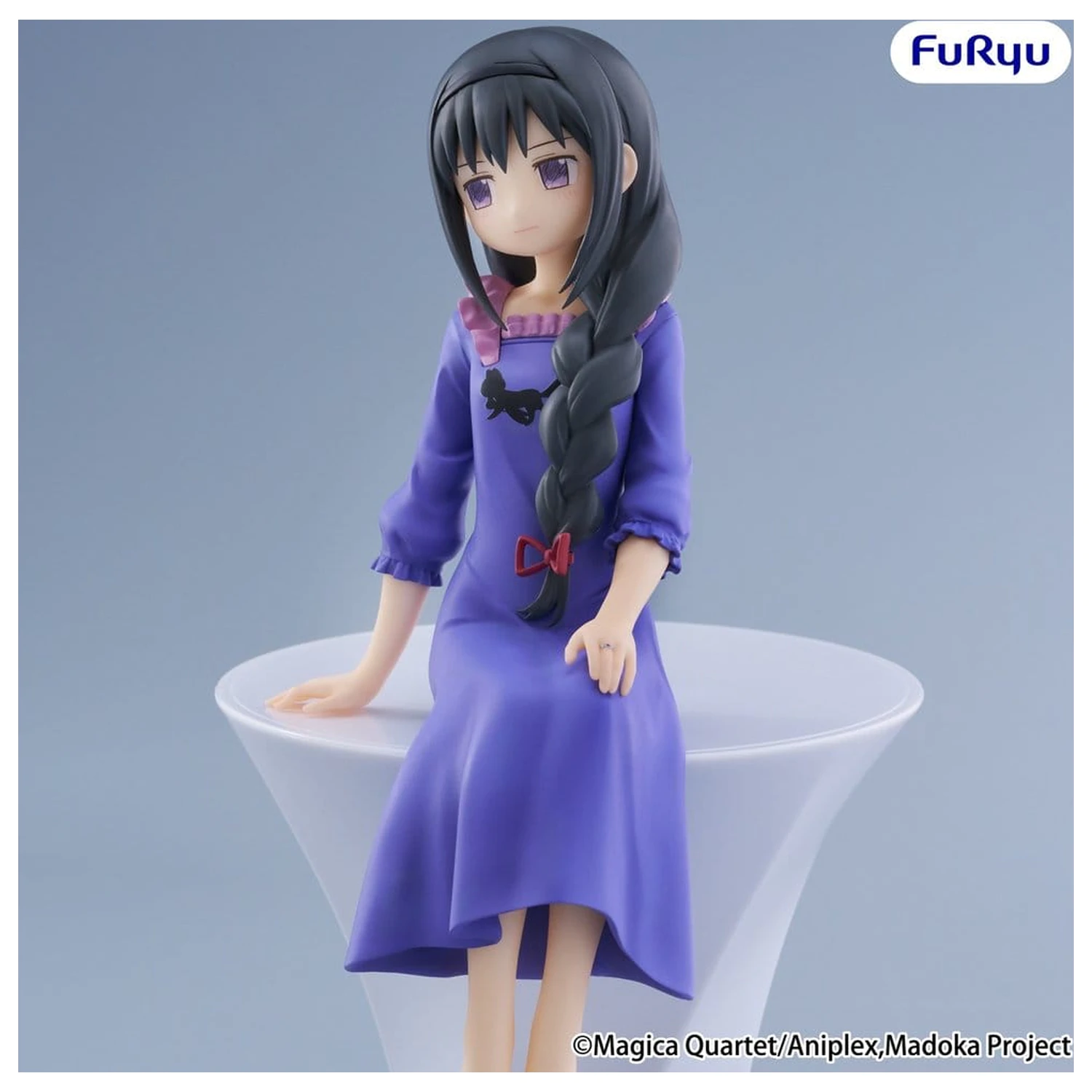 Puella Magi Madoka Magica PVC figurka zarážka na nudle -Homura Akemi- 15 cm fotografii produktu