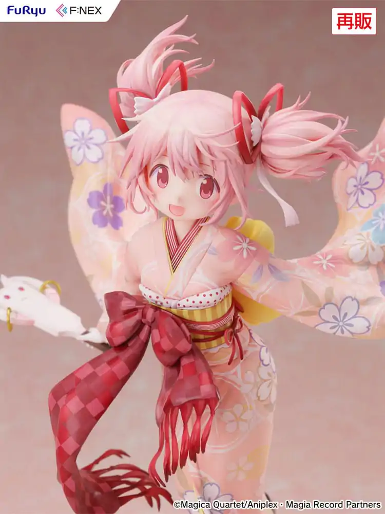 Puella Magi Madoka Magica Side Story Magia Record PVC soška 1/7 Madoka Kaname Kimono Ver. 22 cm fotografii produktu