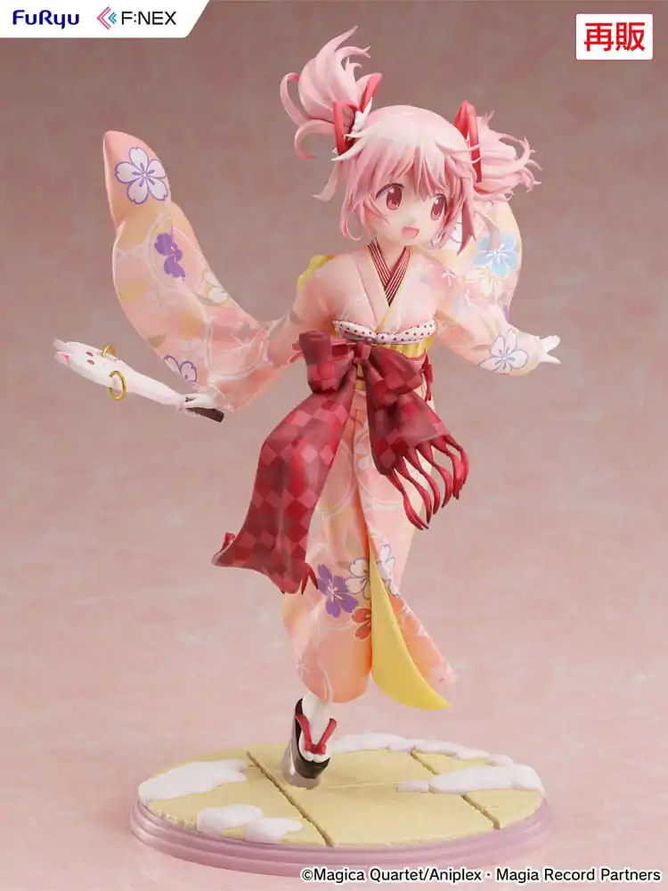 Puella Magi Madoka Magica Side Story Magia Record PVC soška 1/7 Madoka Kaname Kimono Ver. 22 cm fotografii produktu