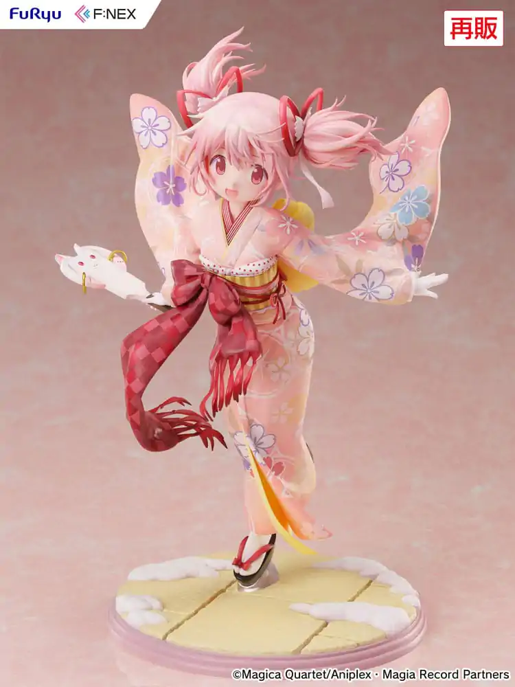 Puella Magi Madoka Magica Side Story Magia Record PVC soška 1/7 Madoka Kaname Kimono Ver. 22 cm fotografii produktu