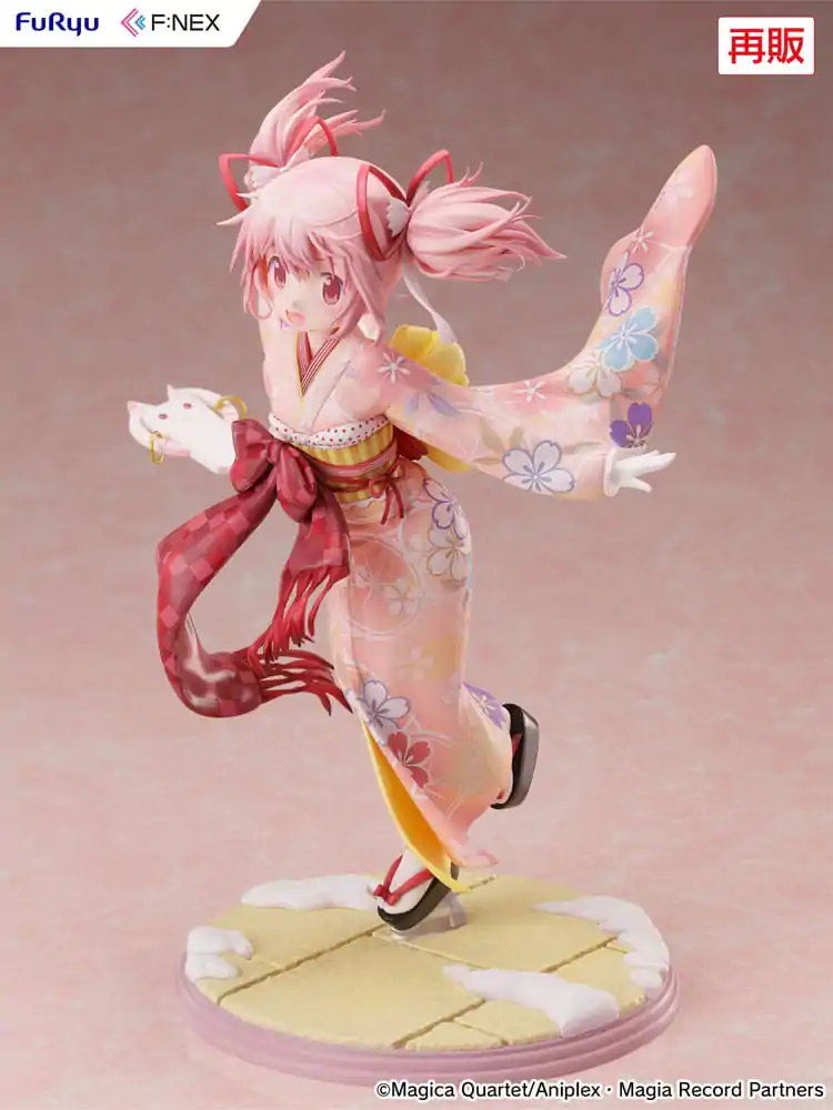 Puella Magi Madoka Magica Side Story Magia Record PVC soška 1/7 Madoka Kaname Kimono Ver. 22 cm fotografii produktu