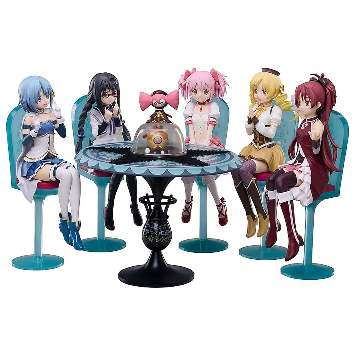 Puella Magi Madoka Magica The Movie: Rebellion PVC soška Tea Party Cake Song Ver. Set 18 cm fotografii produktu