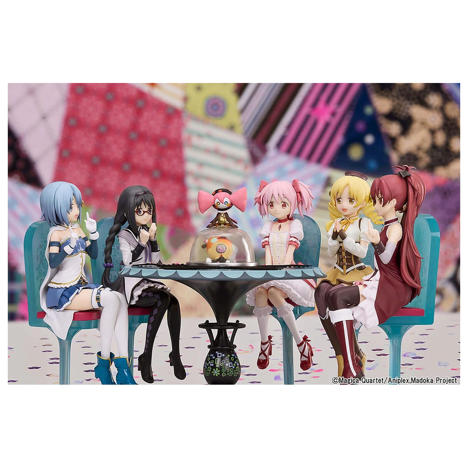 Puella Magi Madoka Magica The Movie: Rebellion PVC soška Tea Party Cake Song Ver. Set 18 cm fotografii produktu