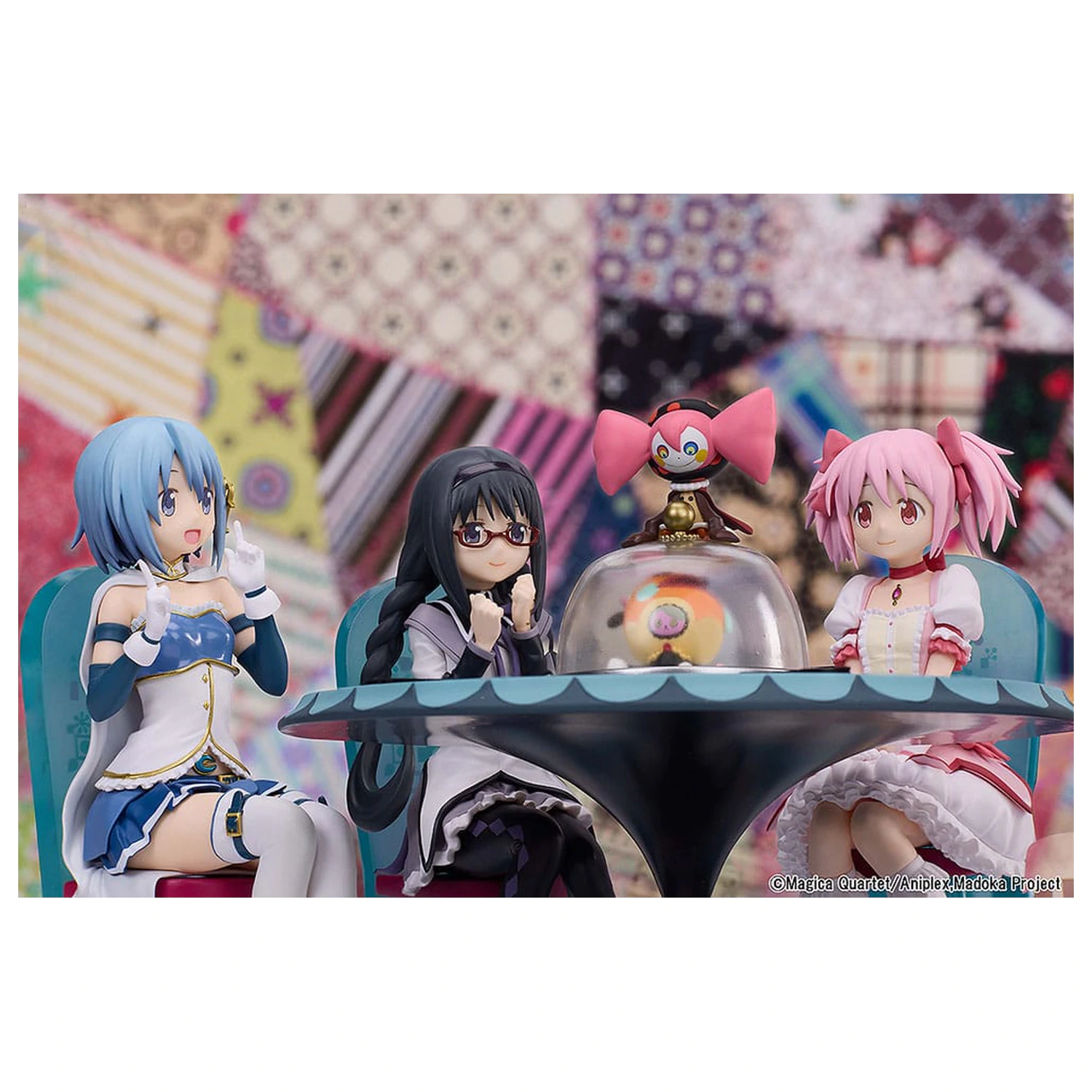 Puella Magi Madoka Magica The Movie: Rebellion PVC soška Tea Party Cake Song Ver. Set 18 cm fotografii produktu
