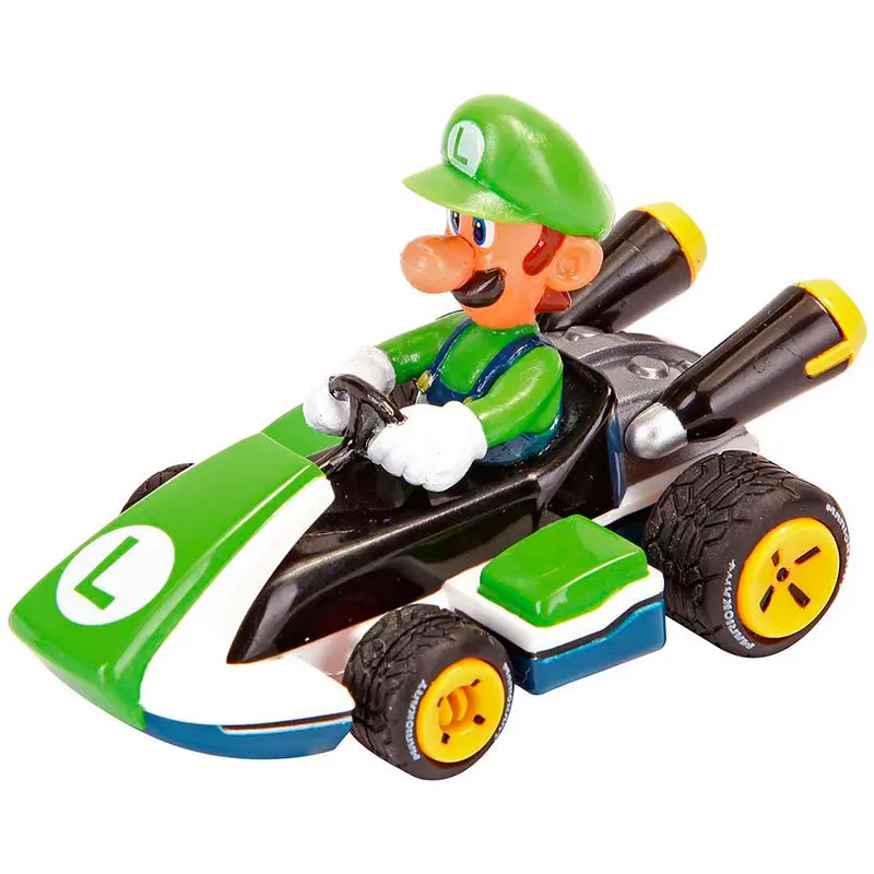 Sada 3 autíček Pull Speed Mario Kart 8 Mario Luigi Yoshi fotografii produktu